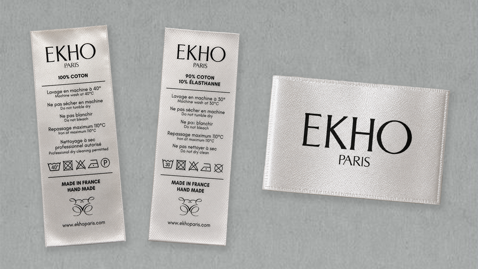 EKHO PARIS - savoir faire nos ateliers et partenaires étiquettes - marque prêt-à porter française - made in paris_made in france