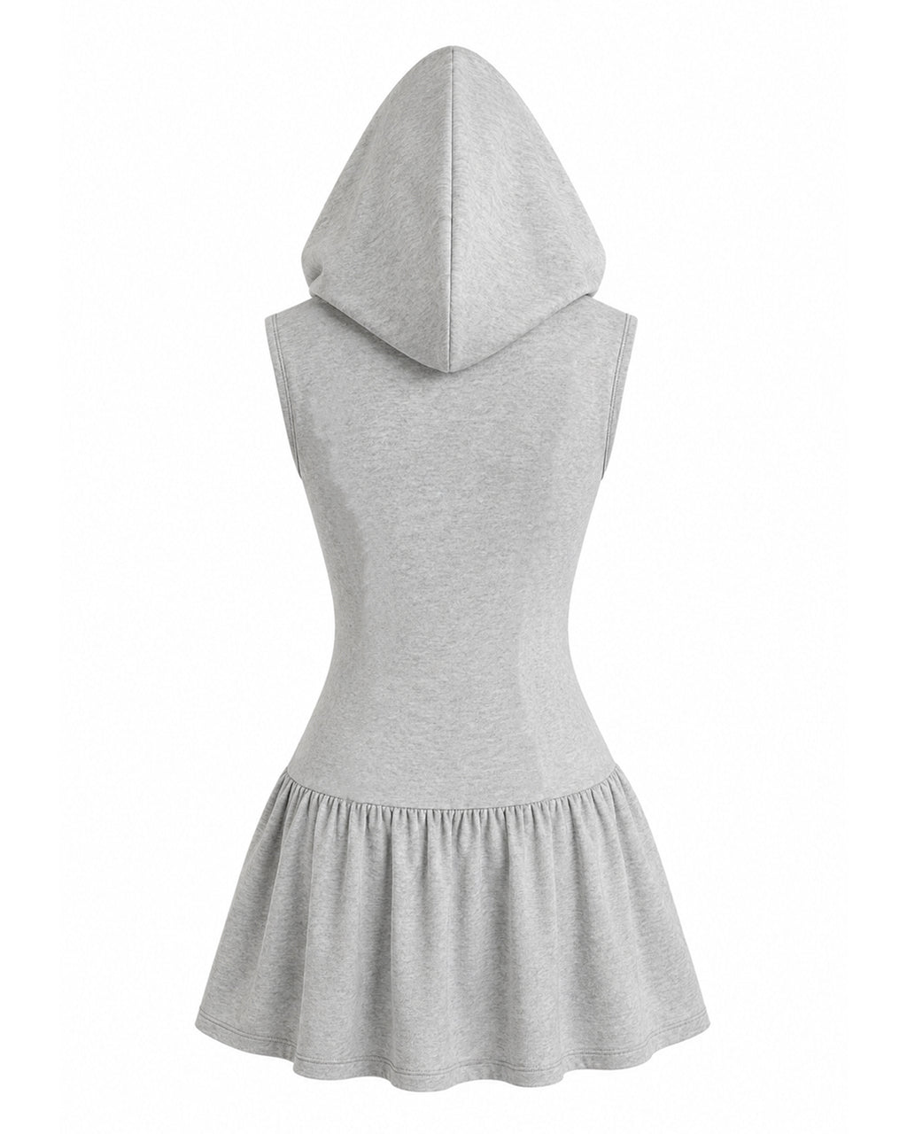 Vagabonde - Robe courte à capuche