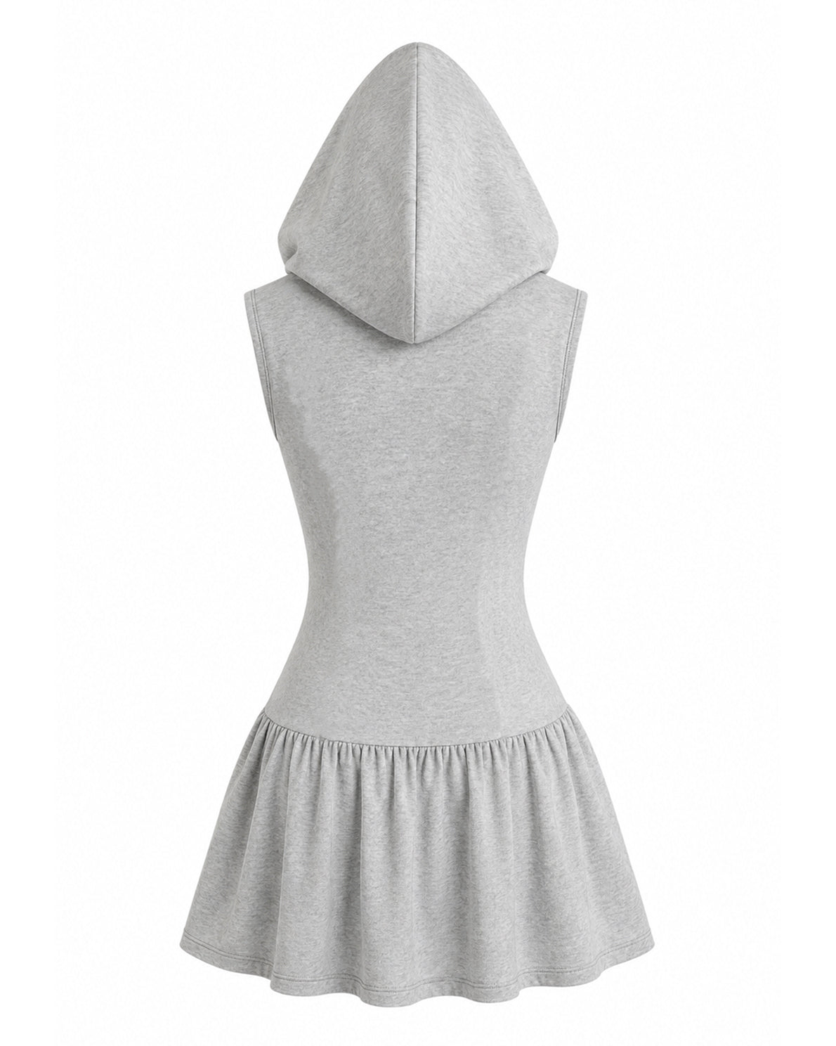Vagabonde - Robe courte à capuche