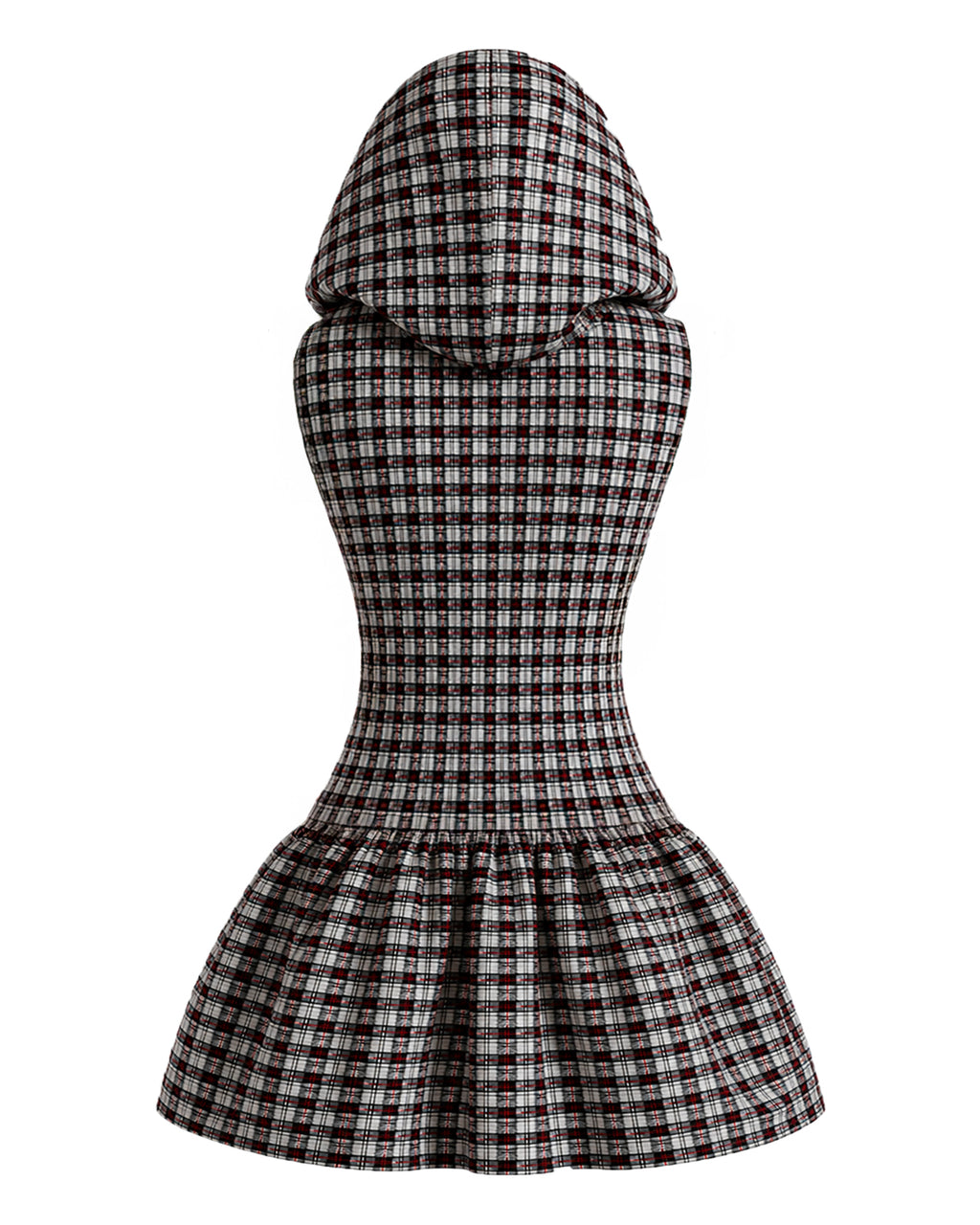 Vagabonde - Robe courte à capuche