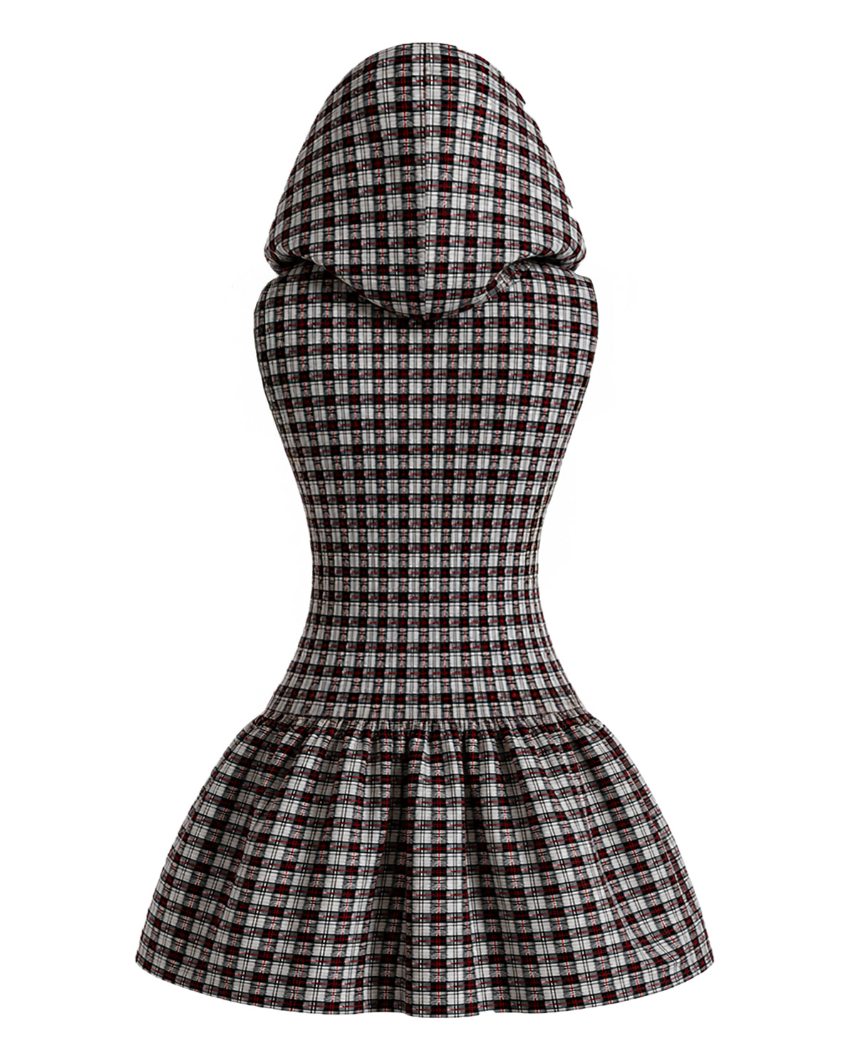 Vagabonde - Robe courte à capuche